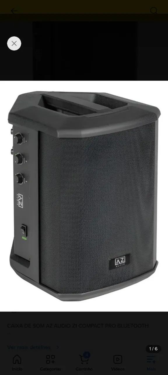 Caixa de som Z Audio - Aparelhos de Som - Três Andares, Teresina