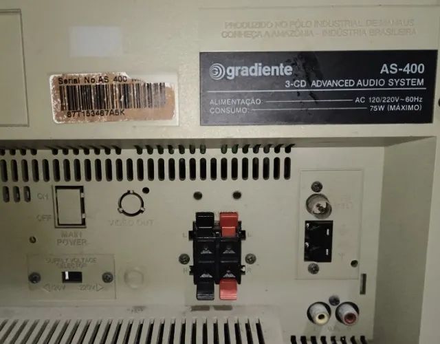 Aparelho de som 3x1 Gradiente AS-400 - Foto 4