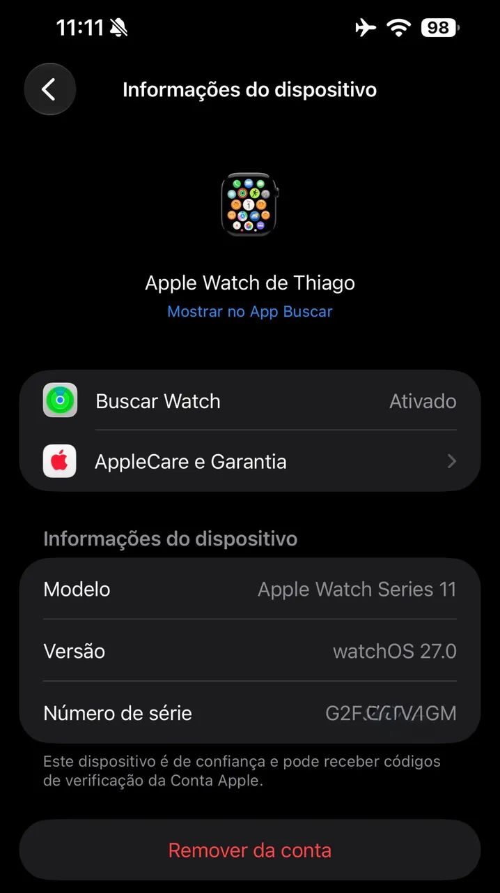 Apple Watch S11 46mm com AppleCare+ - Foto 2