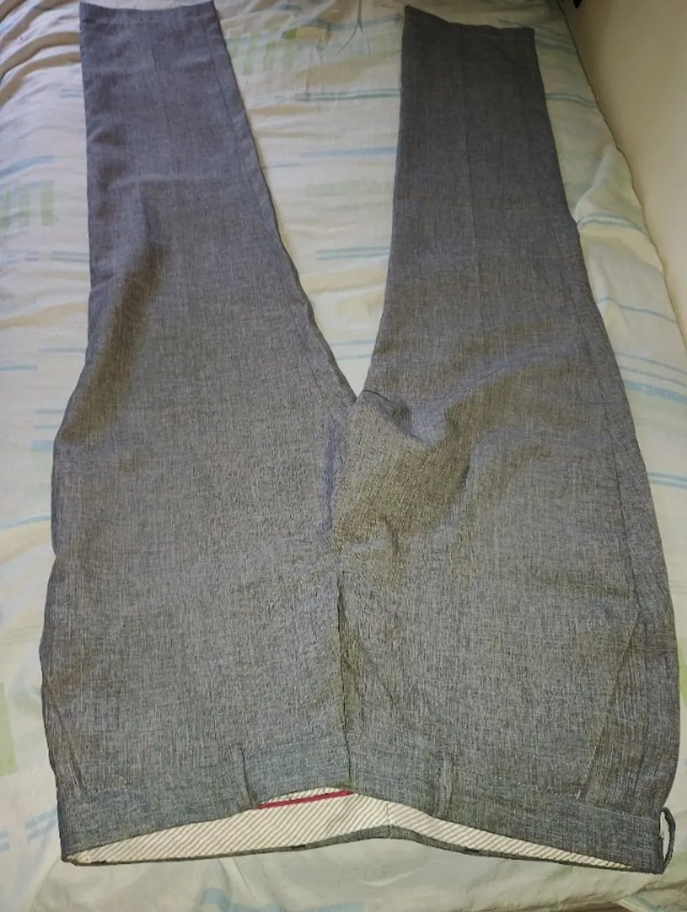 Calça de terno Cinza nova - Foto 3