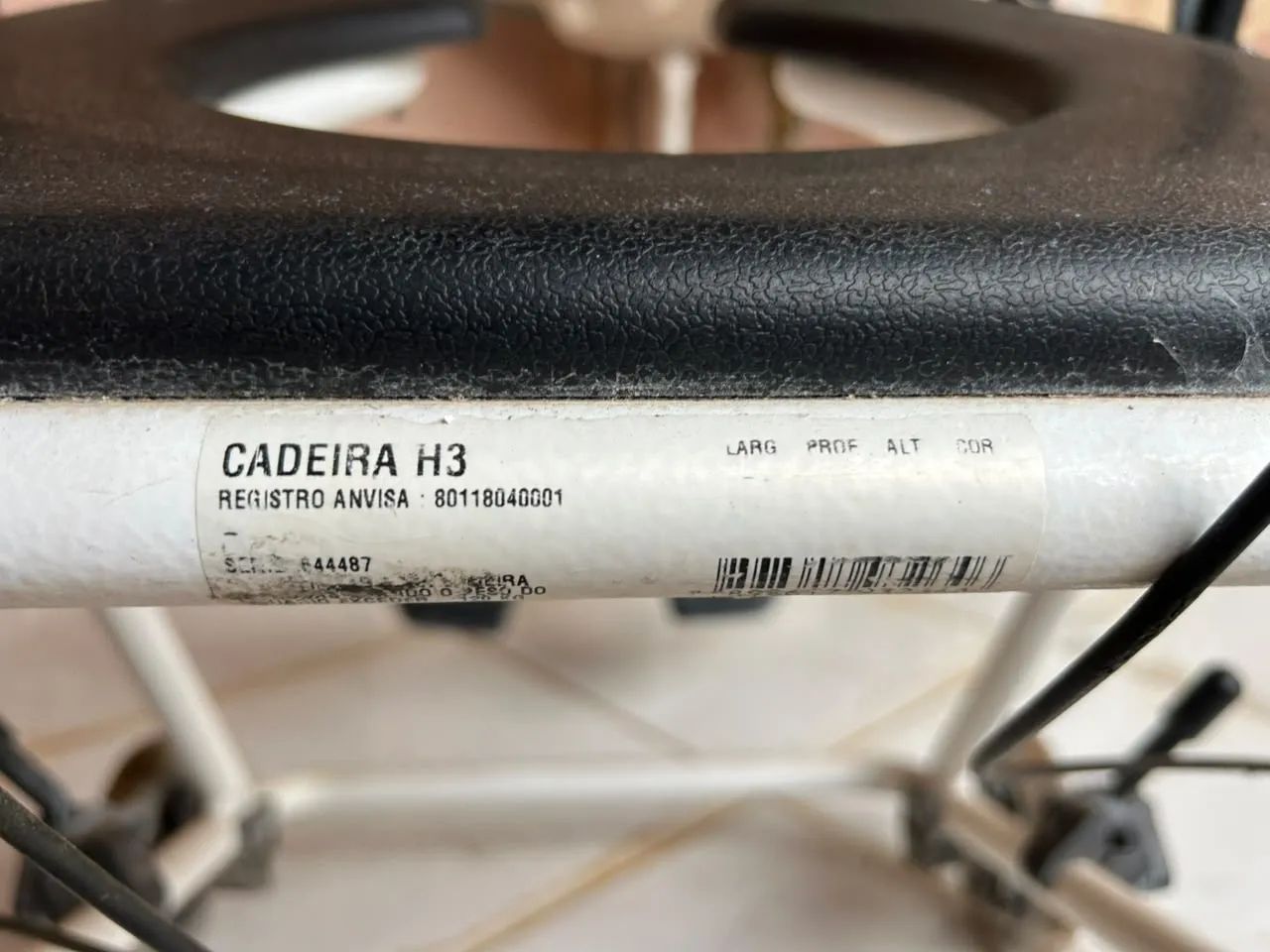 Cadeira de Banho H3 ortobras  - Foto 3
