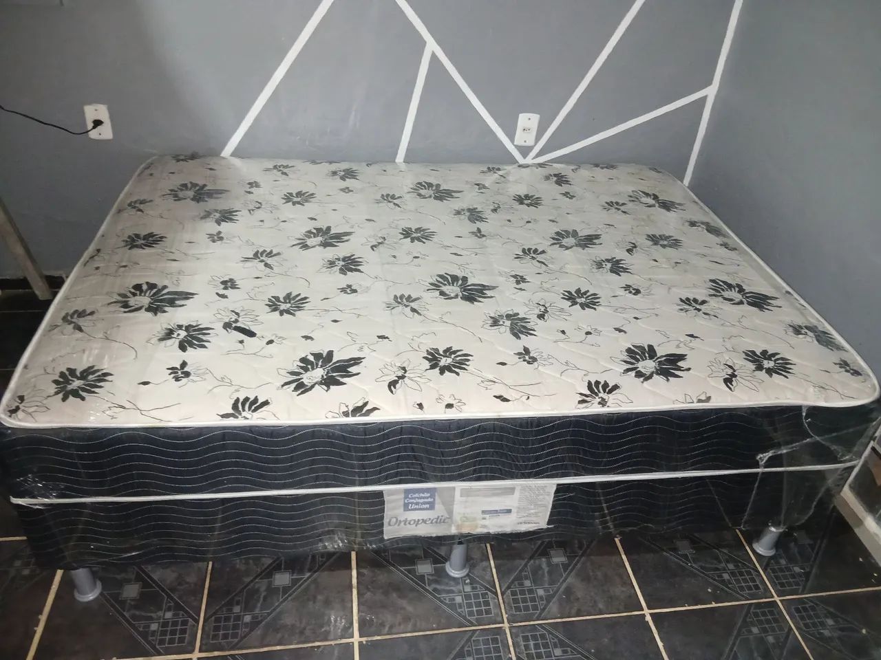 Cama box casal de espuma higienizada - Foto 2