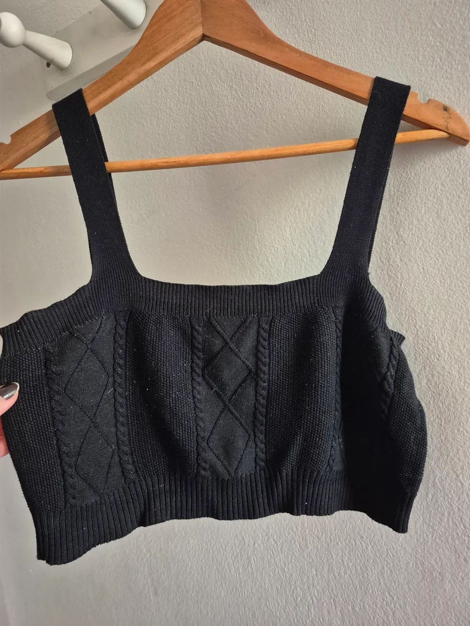Cropped preto de linha Renner G - Foto 2
