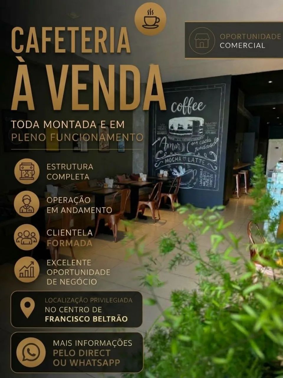 Cafeteria a venda 