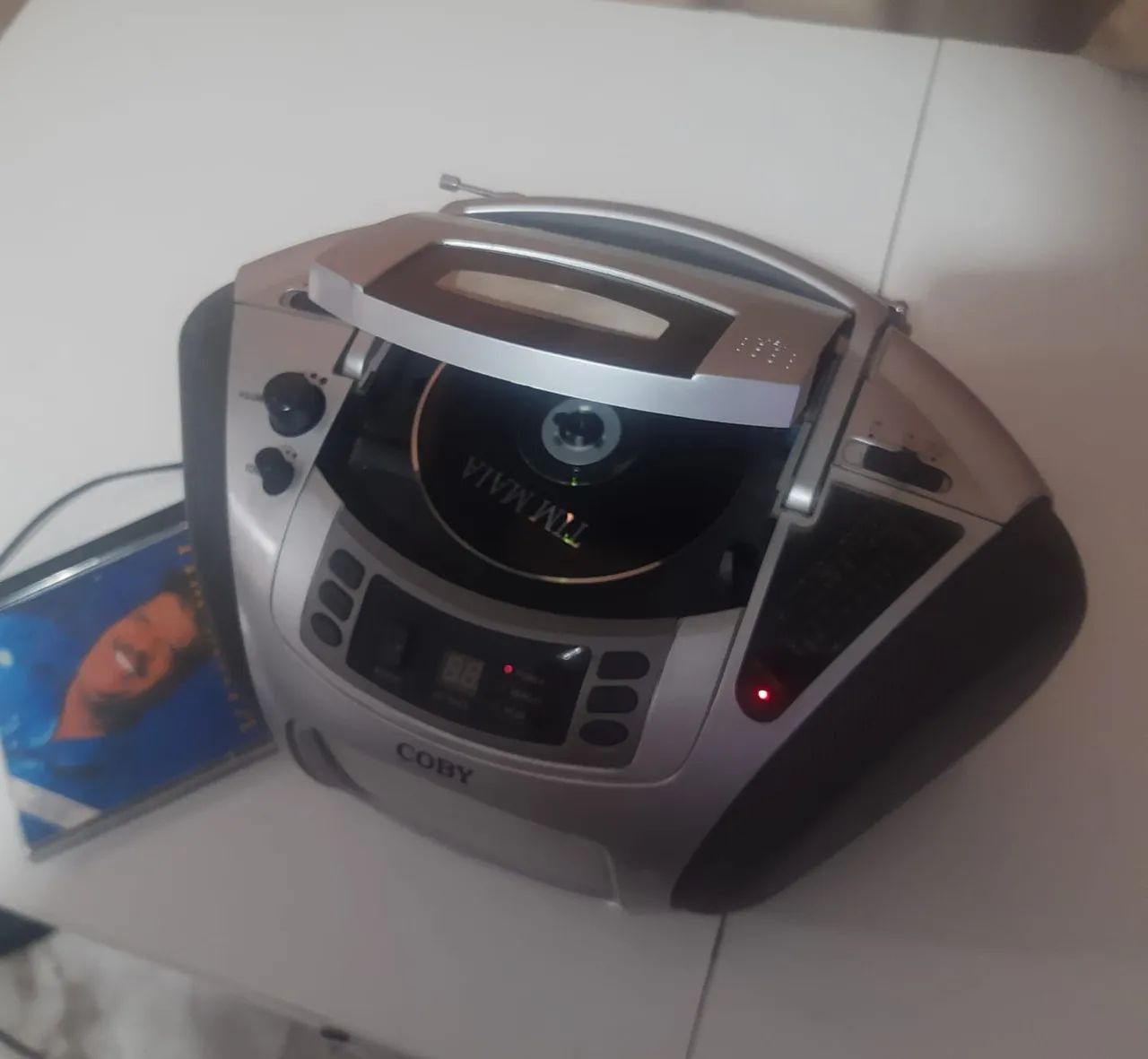 Rádio cd player antigo funcionando cd e rádio  - Foto 2