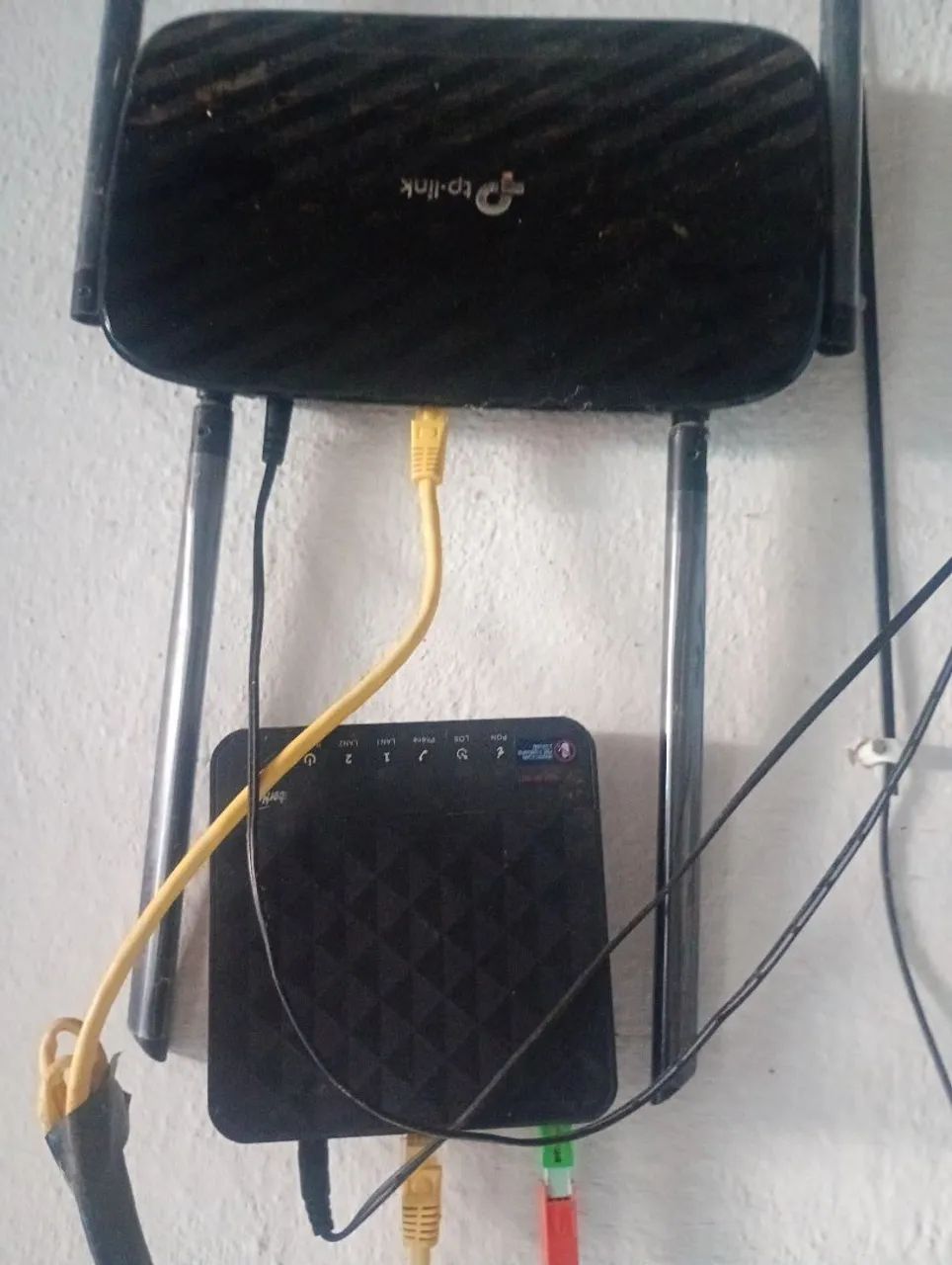 Modem em estado de novo 