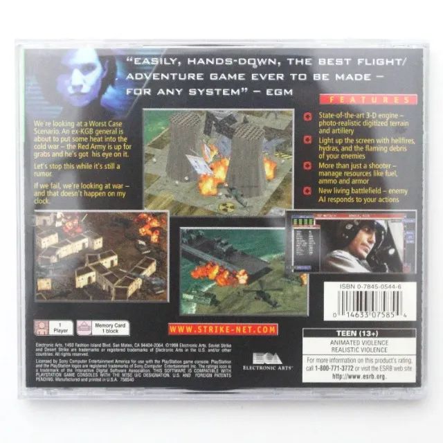 Soviet Strike para PlayStation completo e em perfeito estado de conservação - Foto 3