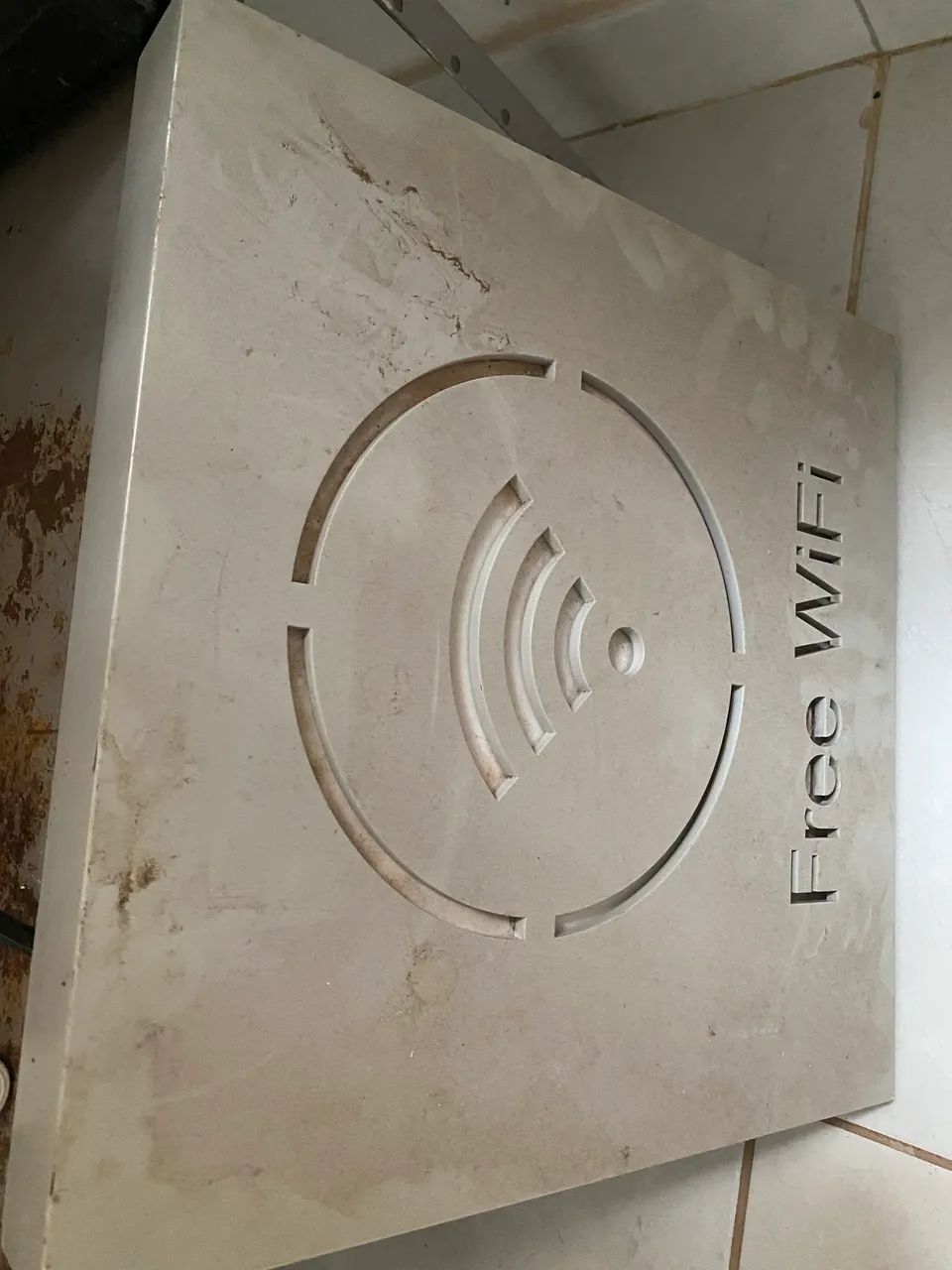 Placa para lojas Sinal Wi-Fi - Foto 3