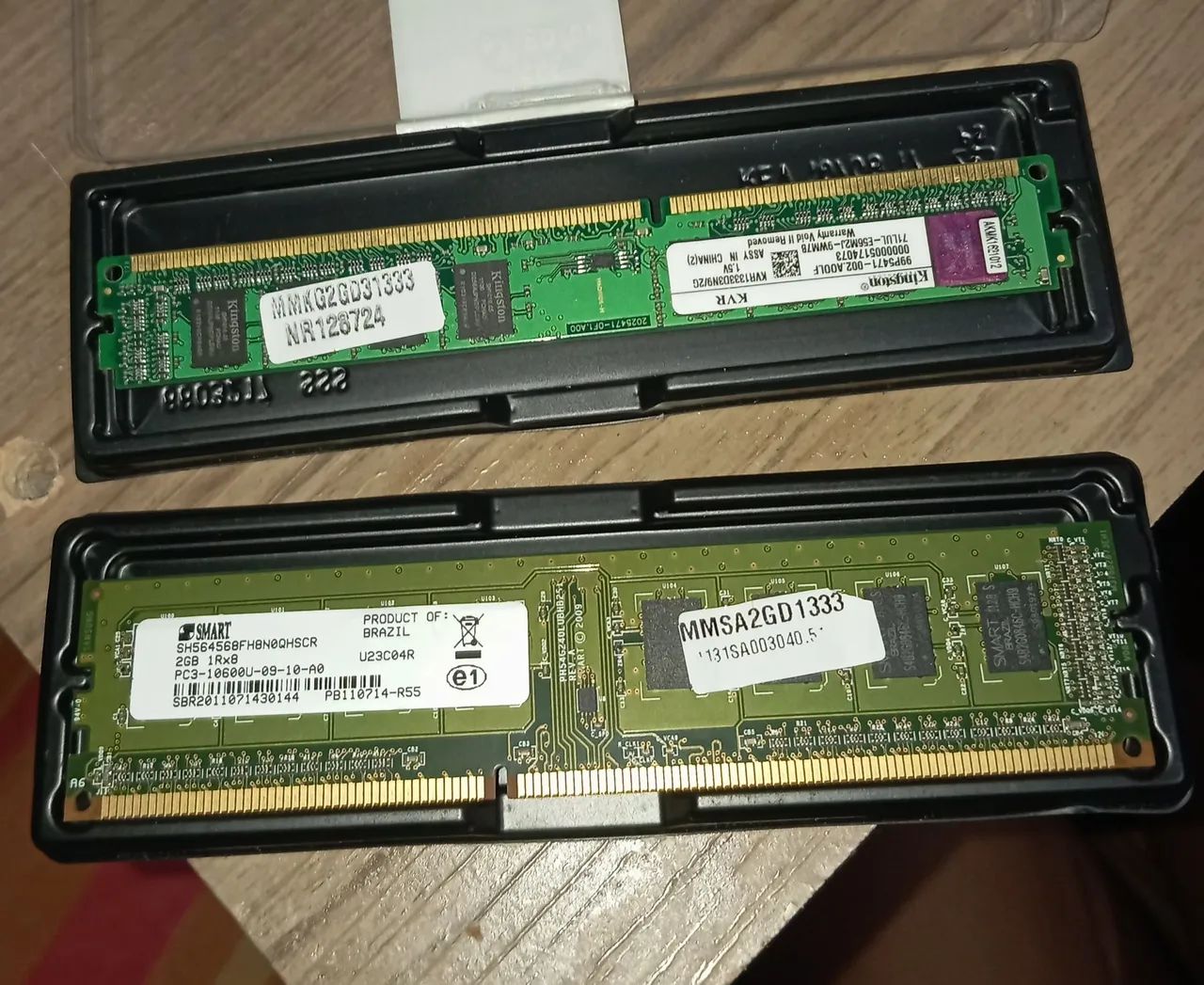 Duas memórias ram 2gb cada - Foto 2