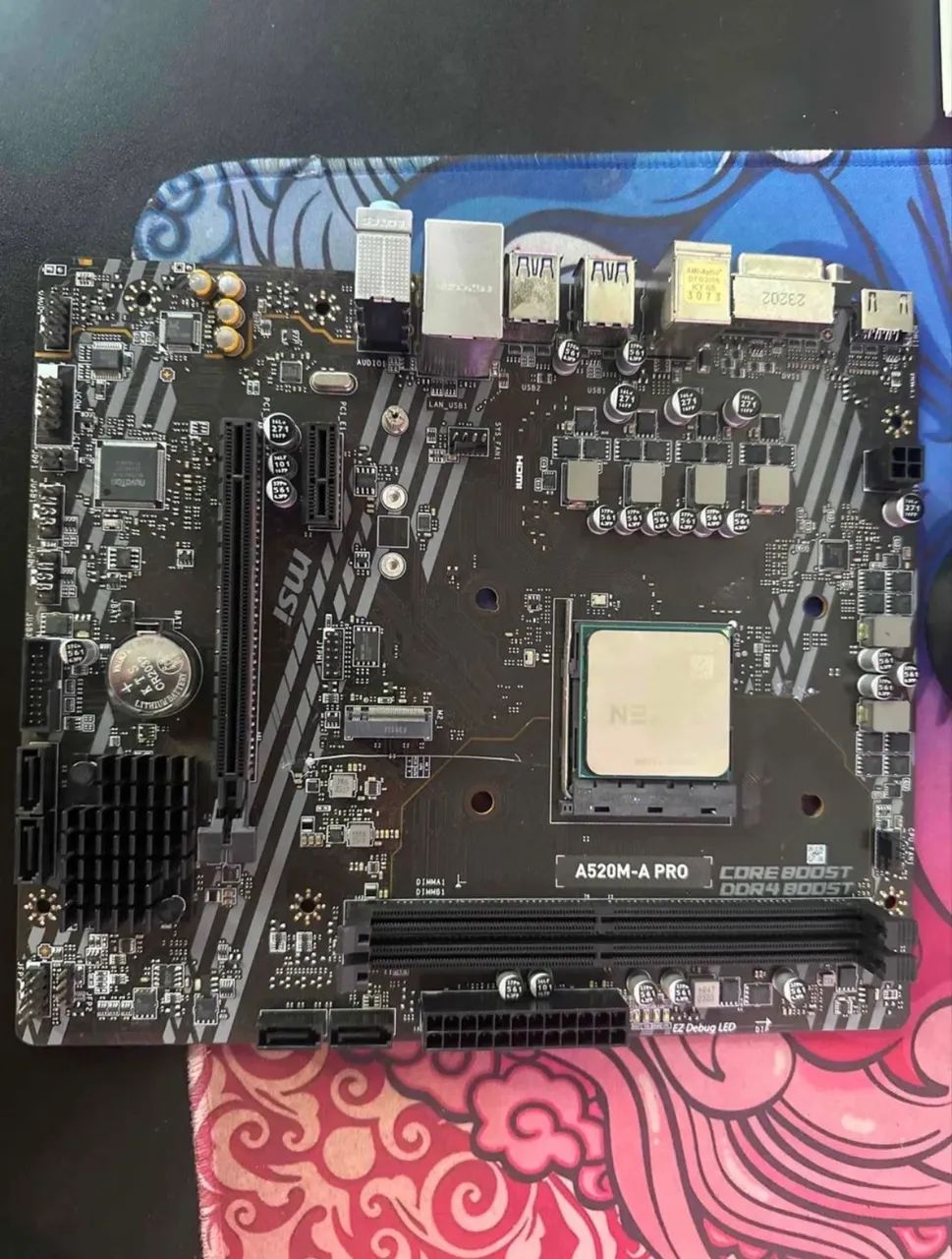 Placa mãe a520M - APRO  Processador Ryzen 5 4600g - Foto 2