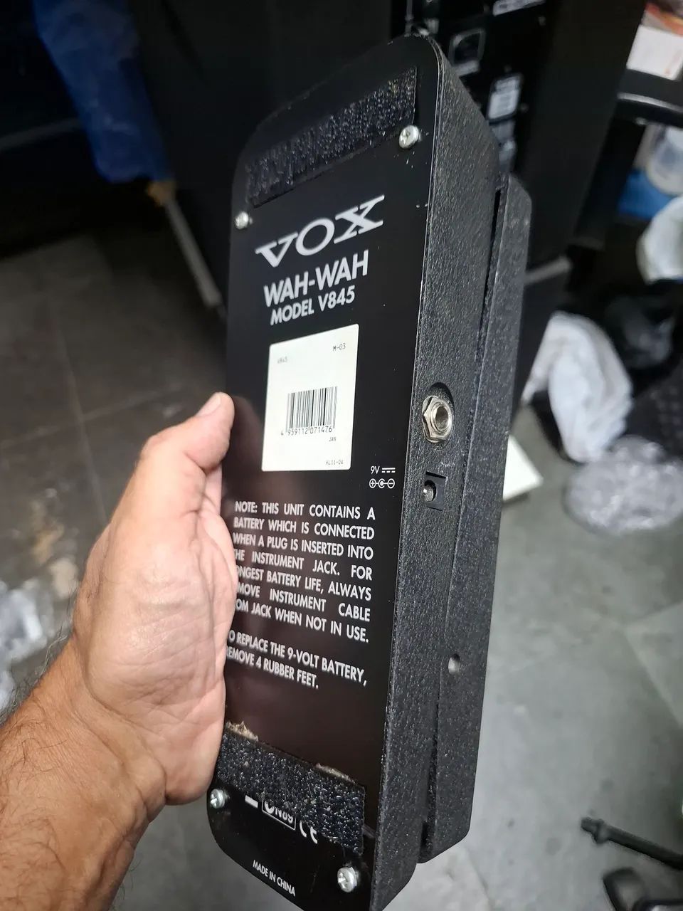 Pedal Vox 845 Crybabe novíssimo.  - Foto 5