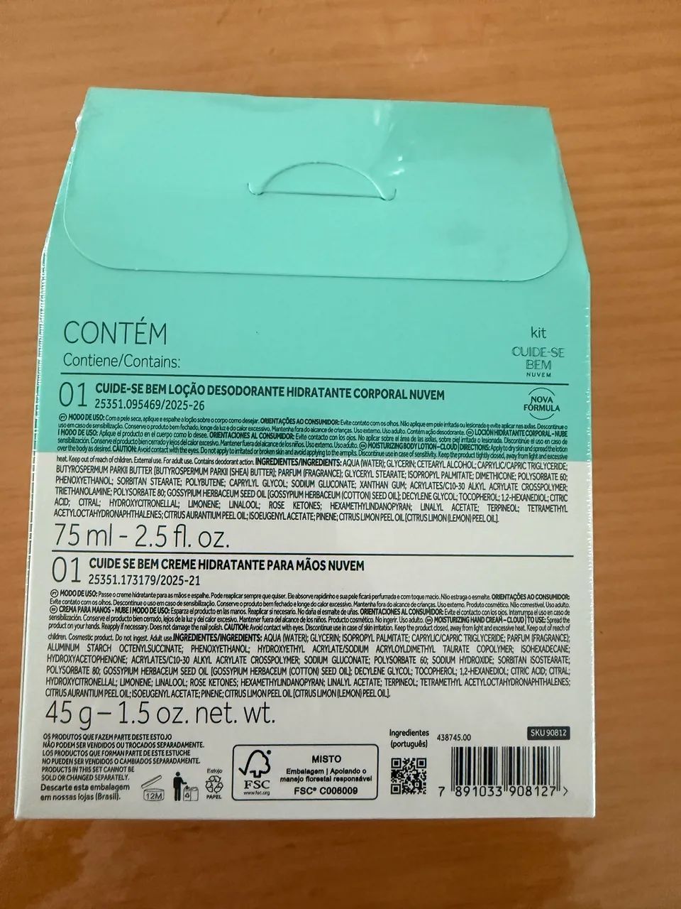 Kit presente O Boticário Nuvem - Foto 3
