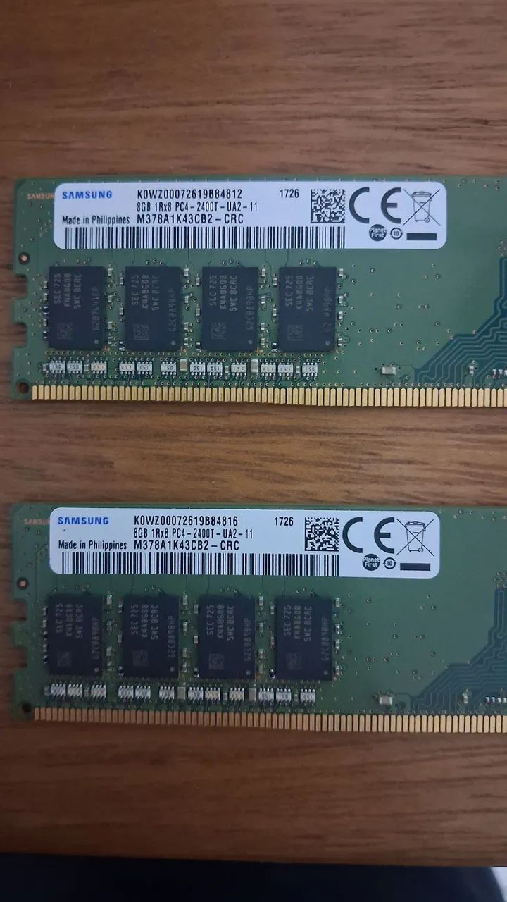 Memória DDR4 8GB Samsung - Memória RAM - Centro, Rio de Janeiro