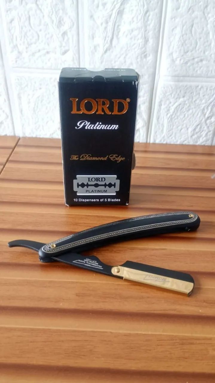 Navalhete com 50 lâminas lord Platinum 