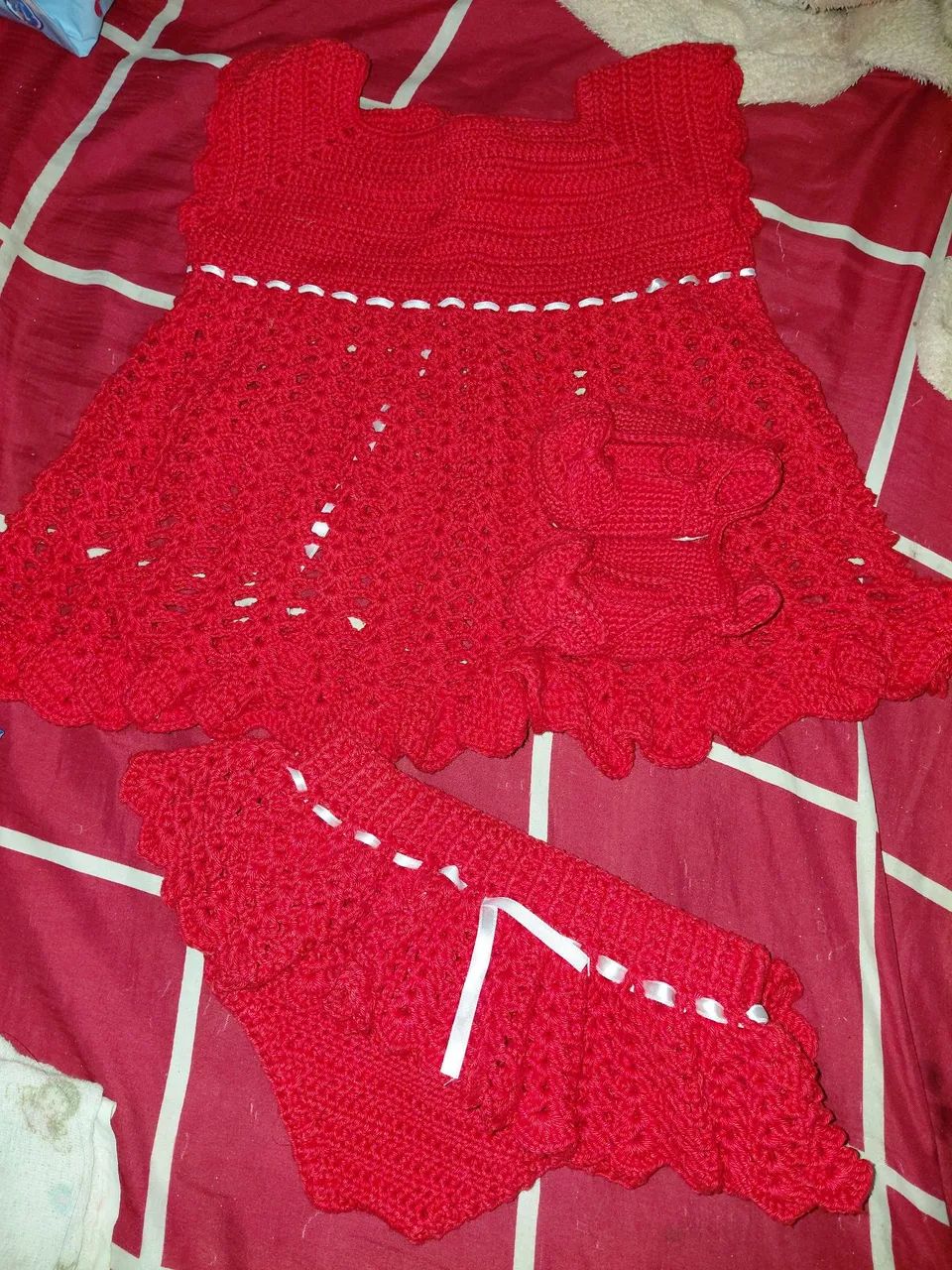 Roupa de Crochê Menina