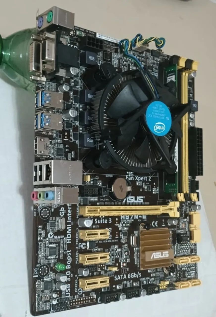Placa Mãe Asus H87M-E sockt 1150 - Foto 2