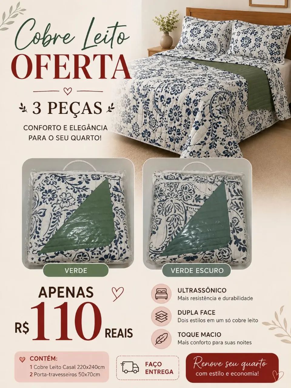 Jogo de Cama Casal