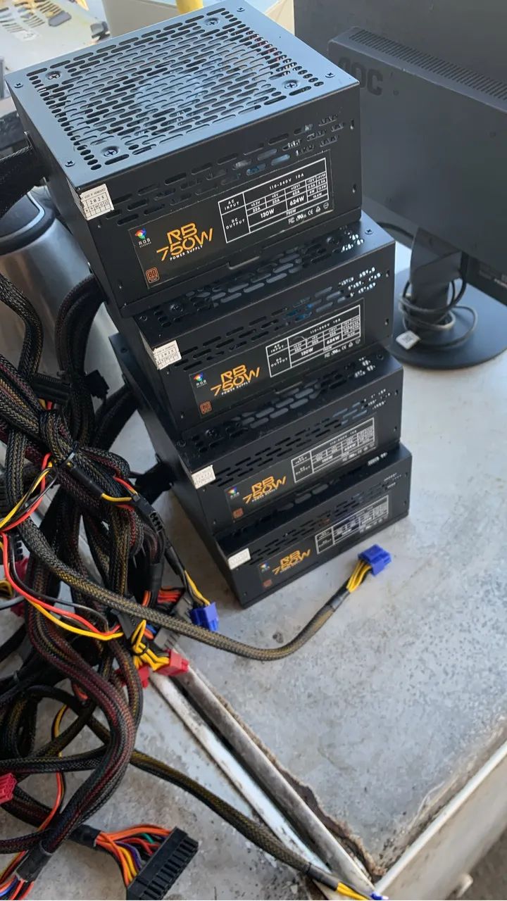 Fonte de computador 750w  - Foto 4