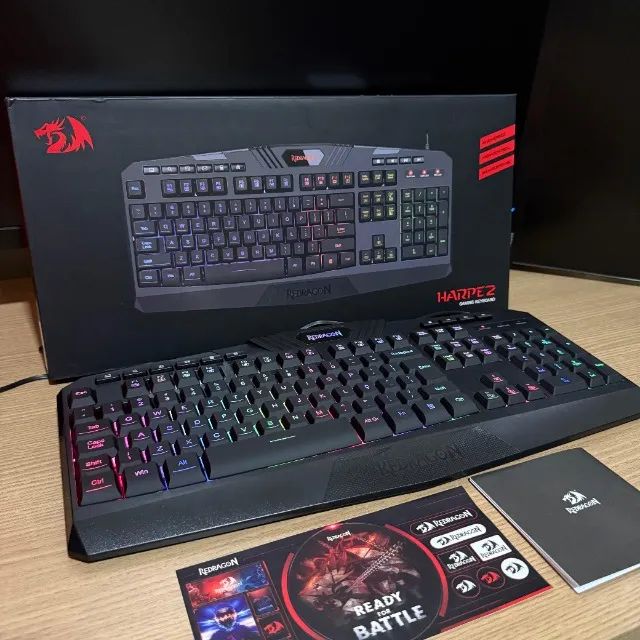 Teclado Redragon Harpe 2 V2 (Novo) - Foto 4