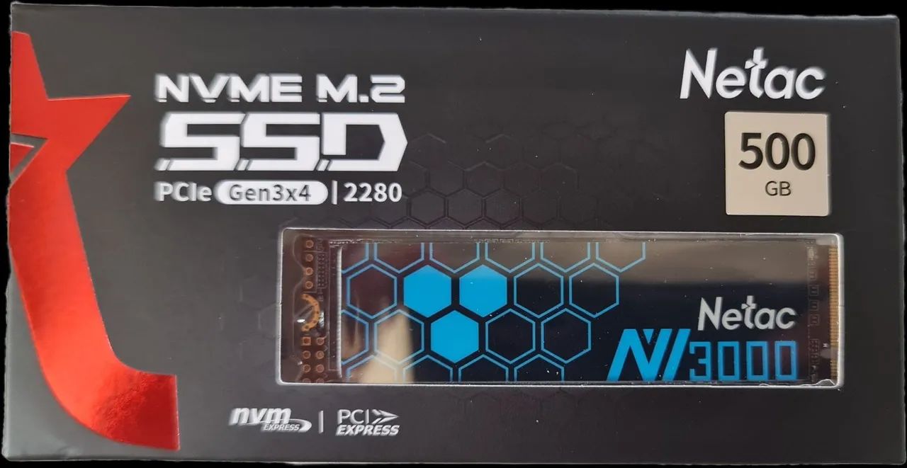 SSD NVME NETAC 500GB
