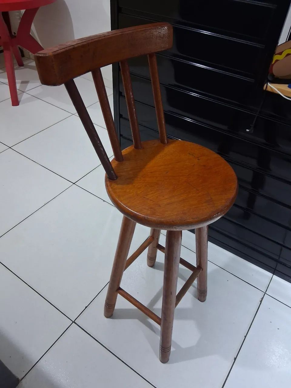 1 Cadeira madeira rústica  - Foto 3