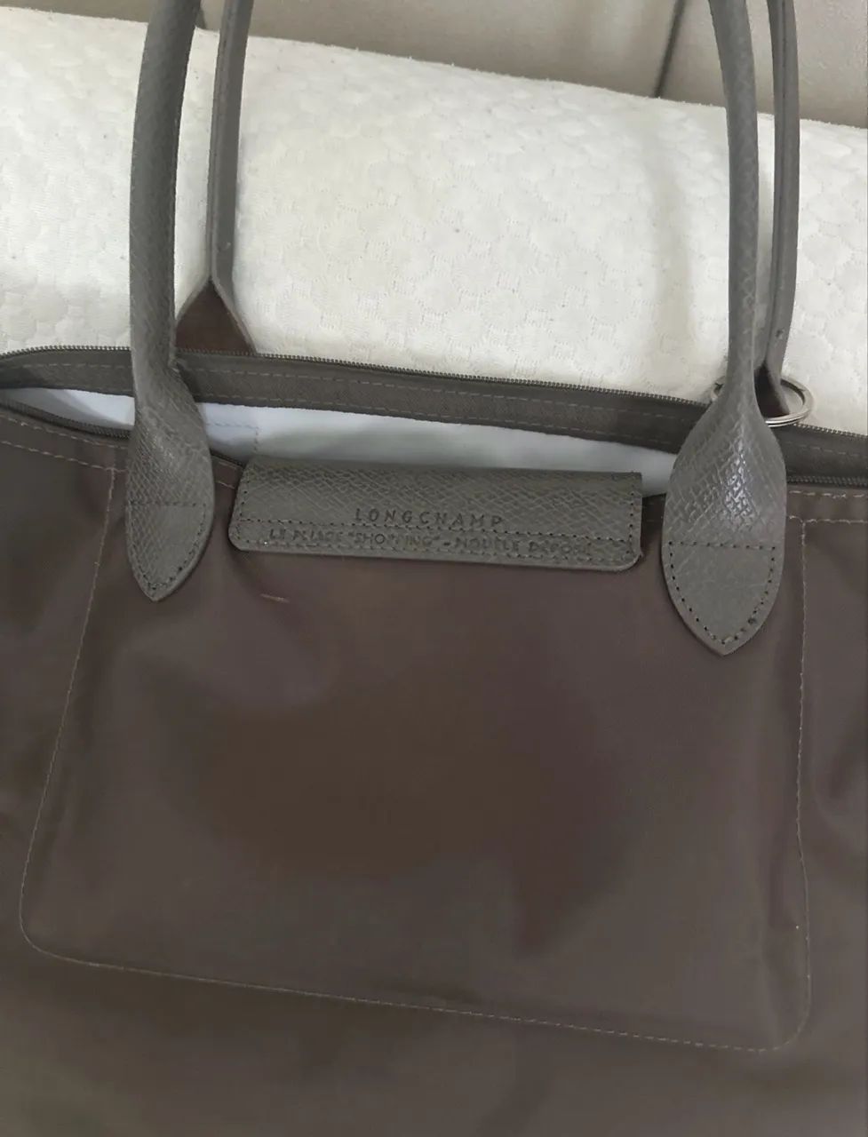 Bolsa longchamp marrom