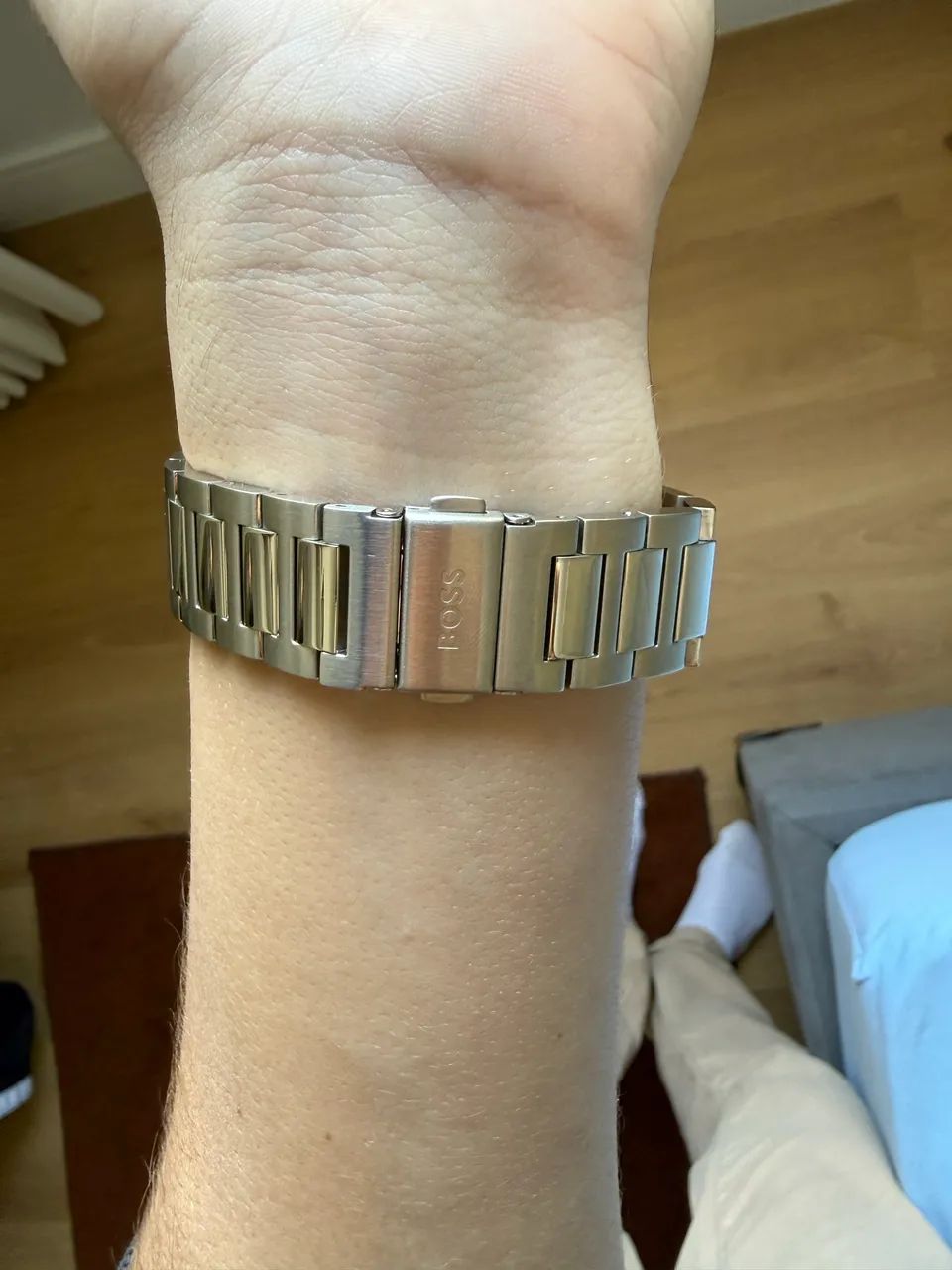 Relógio BOSS Original 41mm Azul - Impecável, Estado de Novo