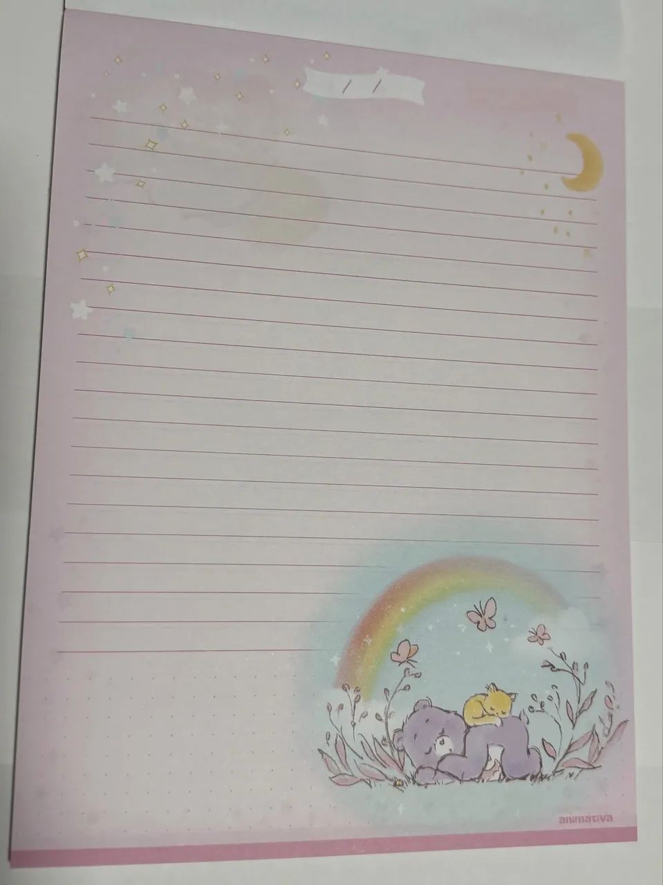 Papel de carta Ursinhos Carinhosos Animativa - Foto 4