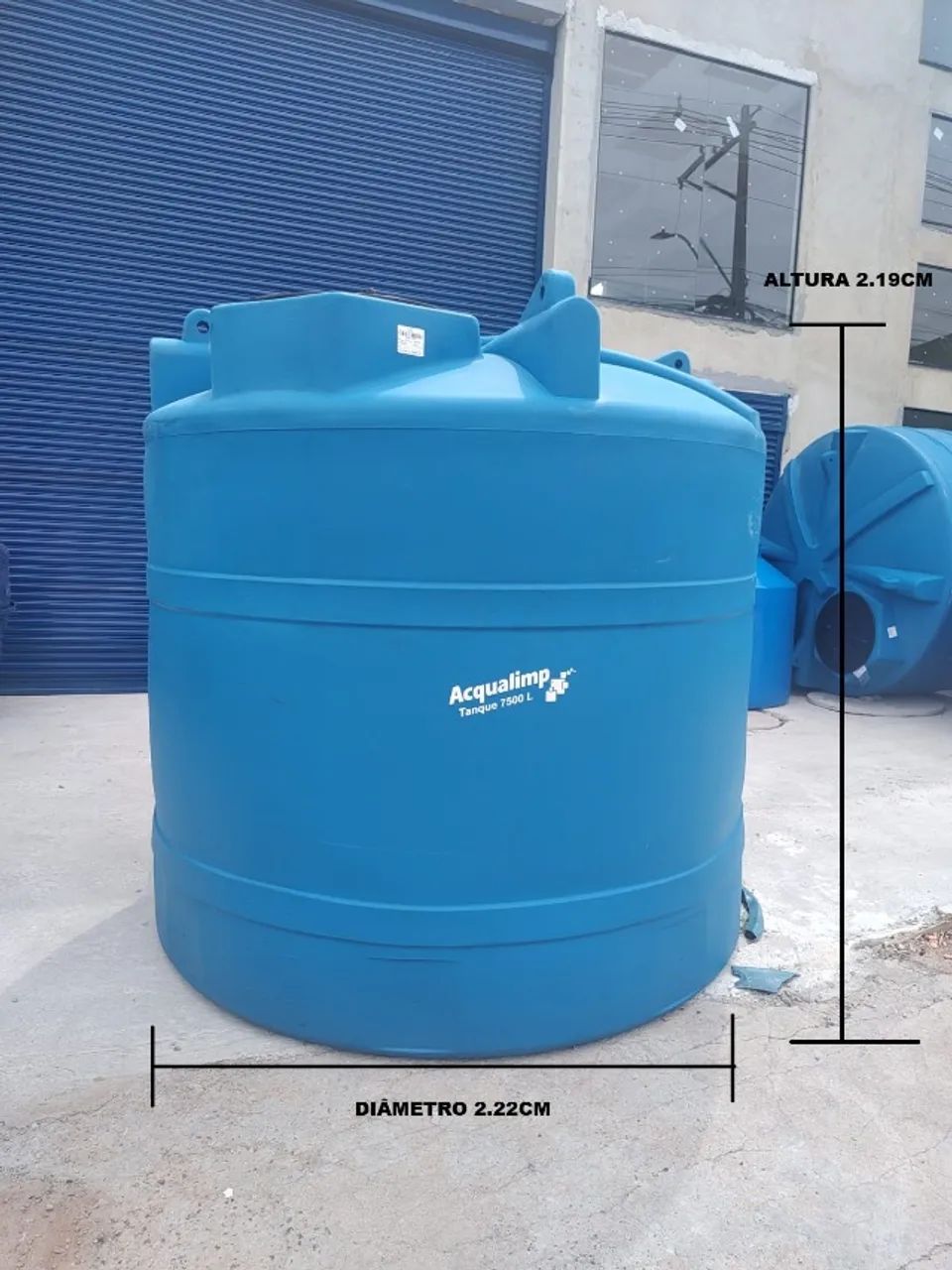Caixa d'água Taque Cisterna 7.500L Acqualimp NOVO  - Foto 2