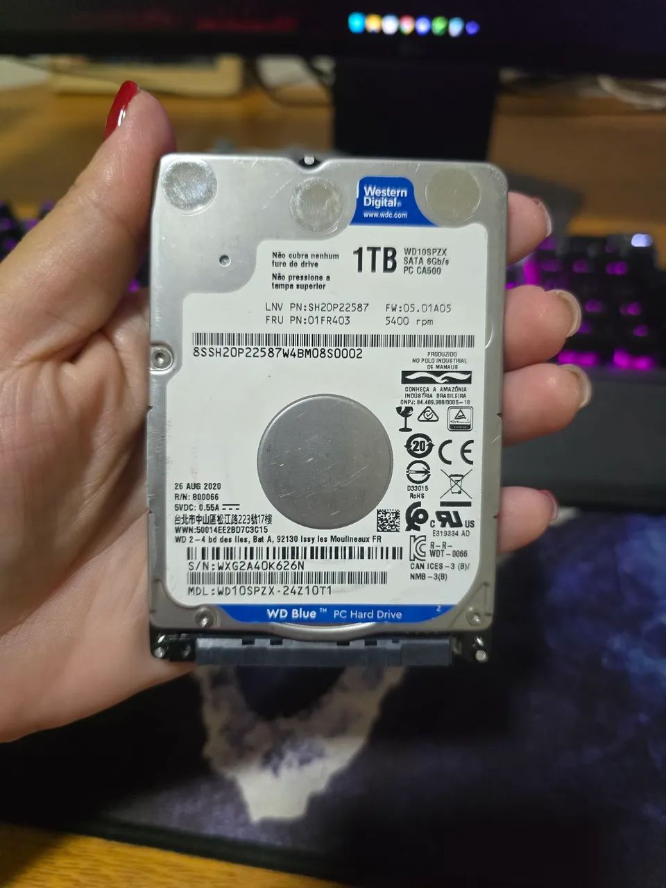 Hd 1TB NOTEBOOK 