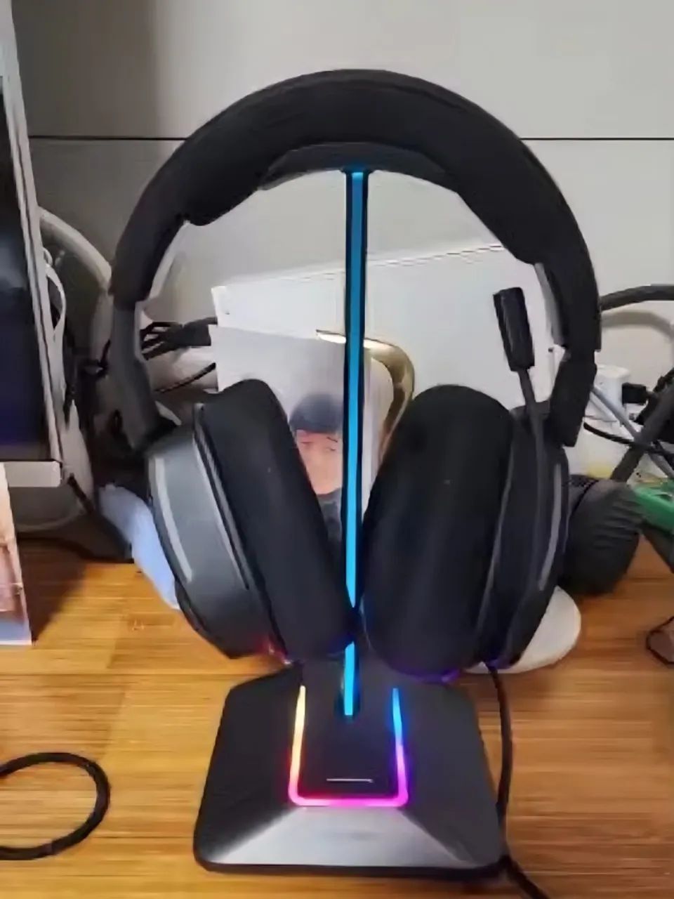 Suporte RGB para Headset | com Hub USB - Foto 4