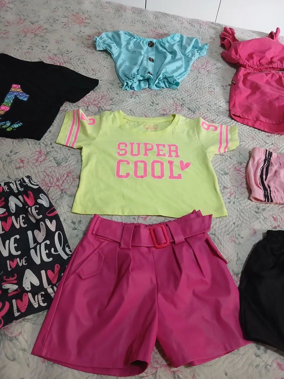 Lote roupas meninas numeração 8 - Foto 4