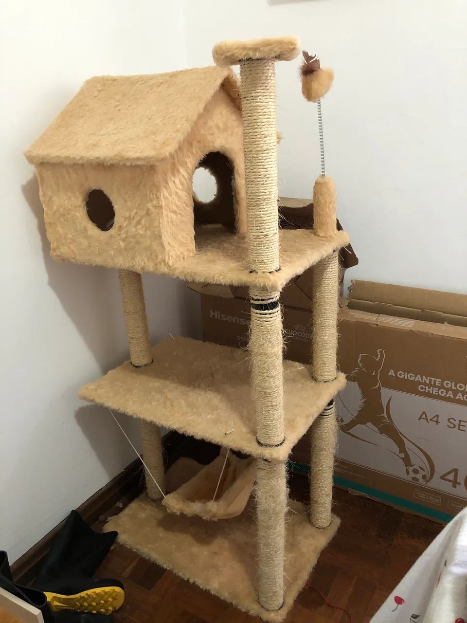 TORRE PARA GATOS 3 ANDARES 