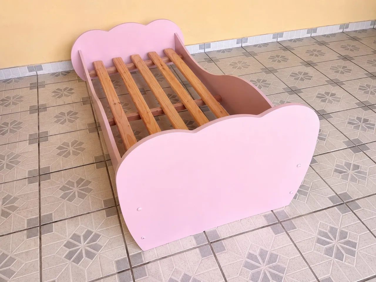Cama Infantil Nuvem (Rosa)
