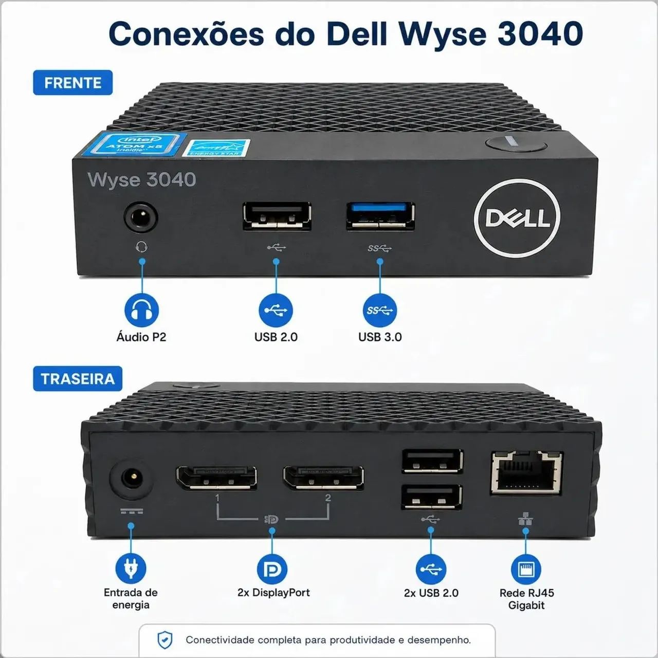 Mini Pc Dell wyse 3040 - Foto 3