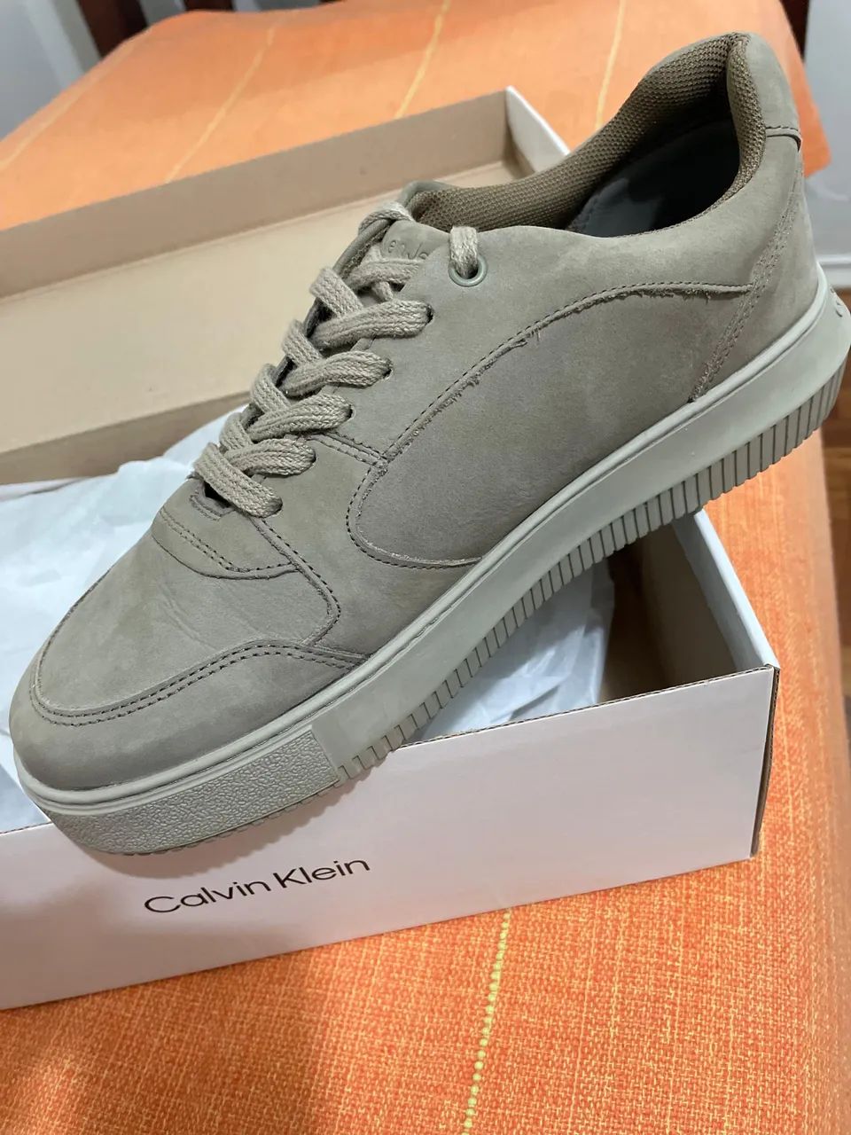 Tênis Calvin Klein Original - Camurça - Nº 40