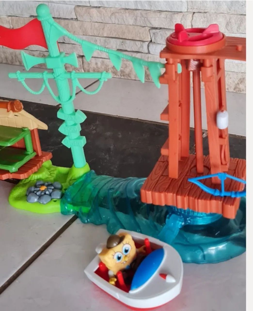 Acampamento bob esponja imaginext  - Foto 5
