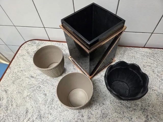 Conjunto de 4 vasos cachepôs - Foto 5