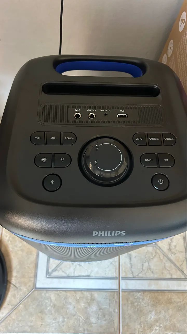     Caixa de Som Philips 1500W Bluetooth Auracast - Nova na Caixa - Foto 2
