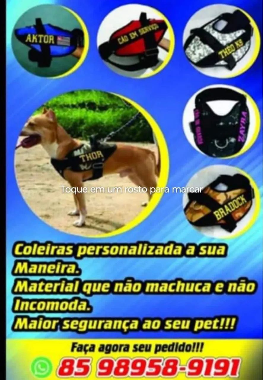Peitoral para cães  - Foto 3
