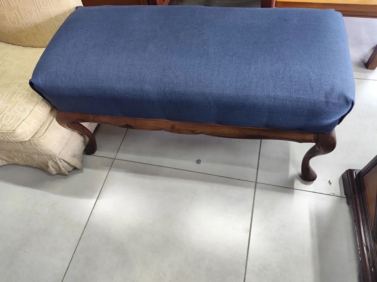 RECAMIER / BANQUETA ESTOFADA CLÁSSICA - Foto 4