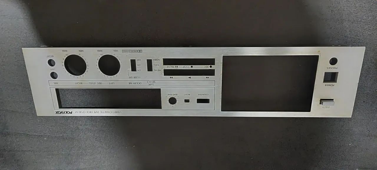 Placa frontal Tape Deck Polyvox CP80M  - Foto 4