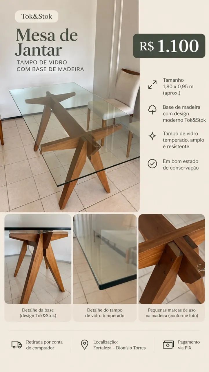MESA DE JANTAR FORTALEZA