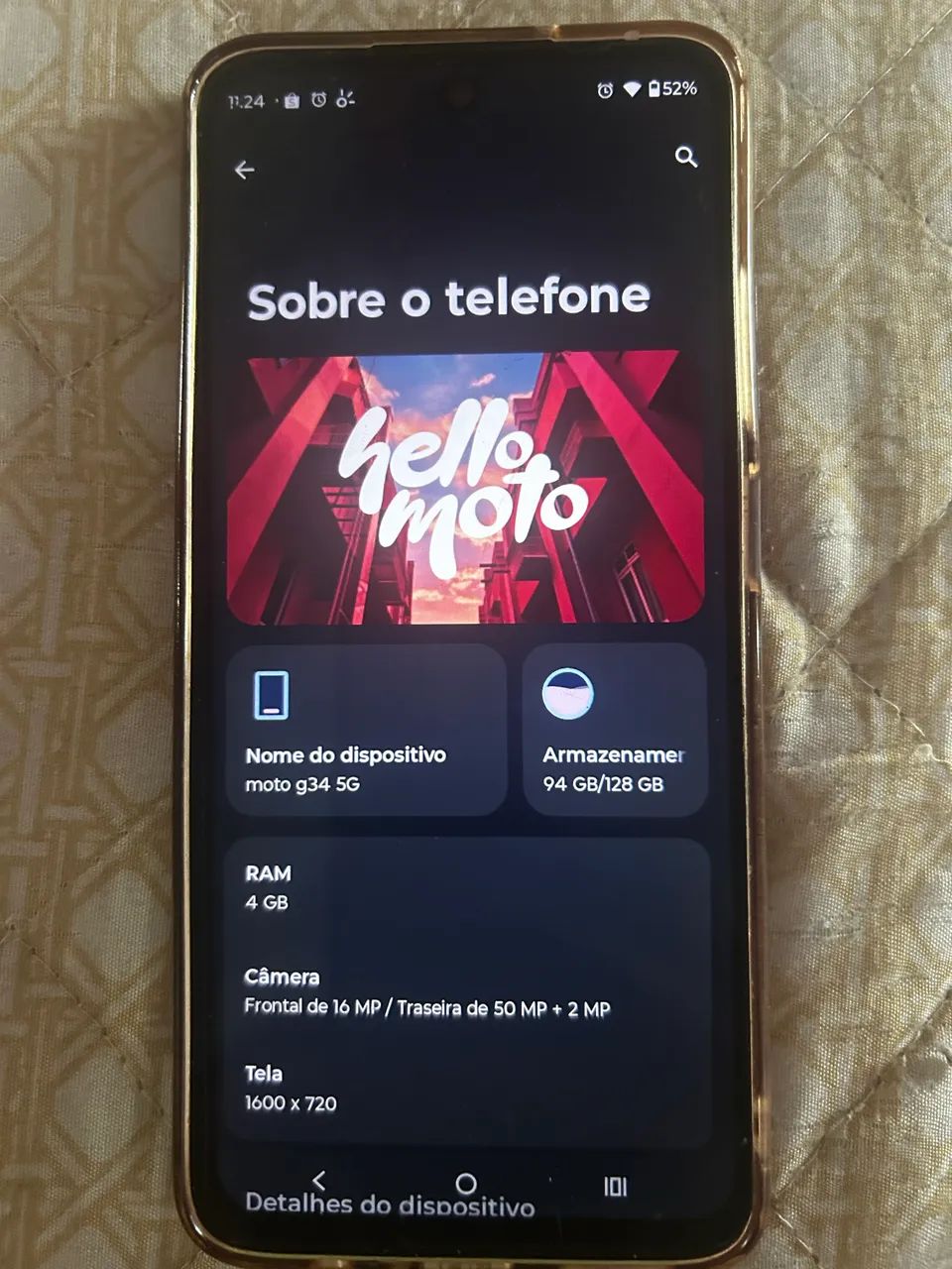 Vende-se moto g 34