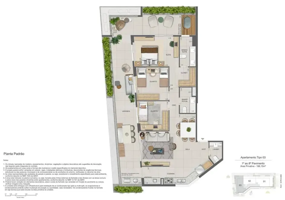 PLANTA 166m²