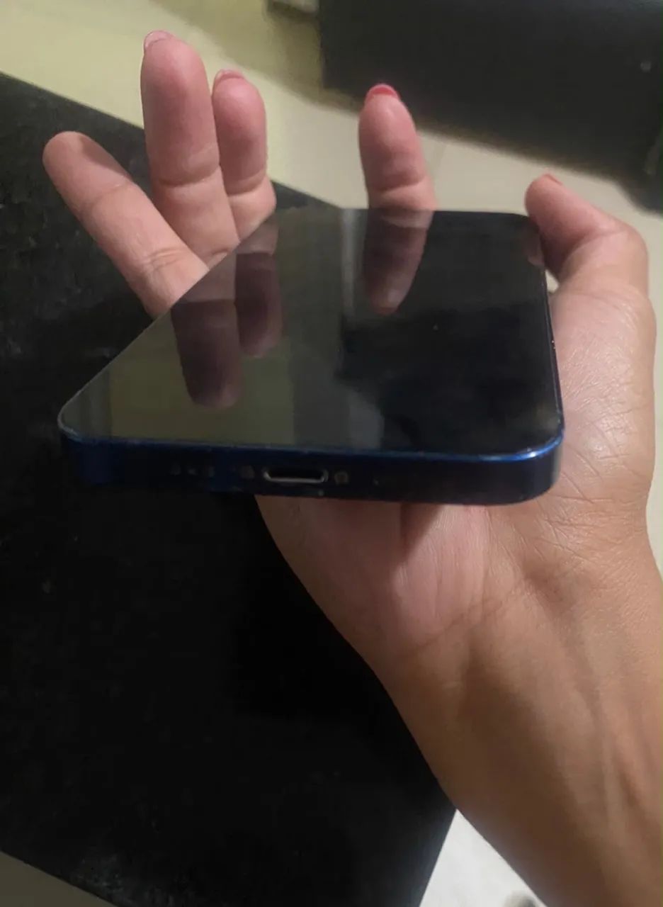 Vendo iPhone 12 azul  - Foto 4