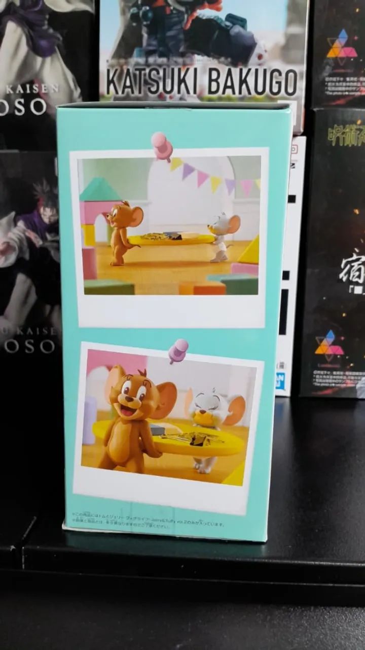 Banpresto Tom E Jerry Fig Life! Jerry E Tuffy Porta Treco