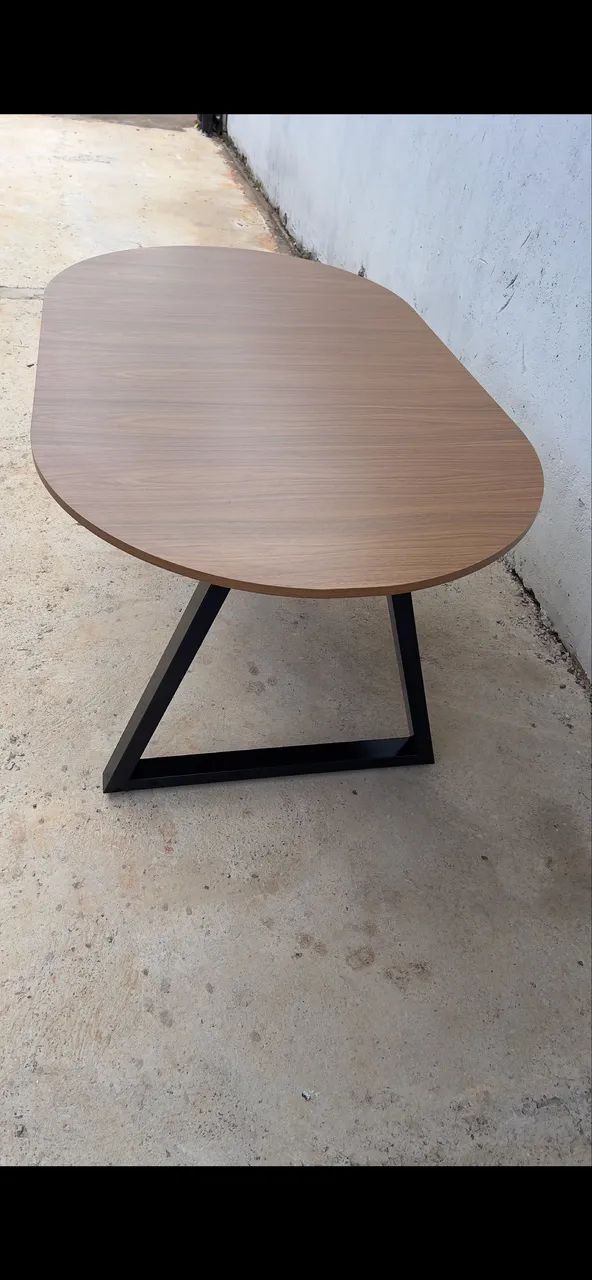 Mesa Cápsula estilo industrial (mesa oval /redonda) - Foto 3