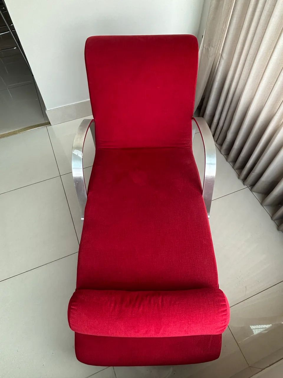 Poltrona Chaise - Estofado Novo - Líder - Foto 4