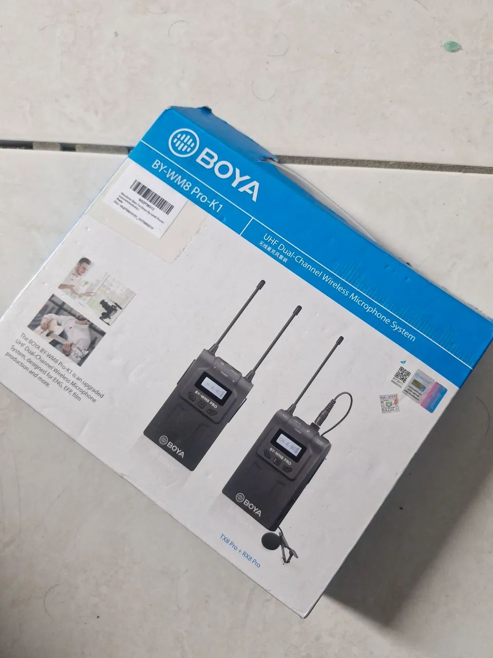 Microfone boya sem fio - Foto 2